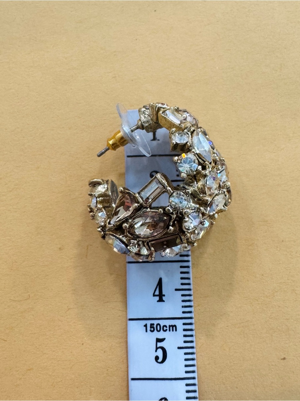 Oscar De La Renta Crystal Domed Earrings - Picture 7 of 10